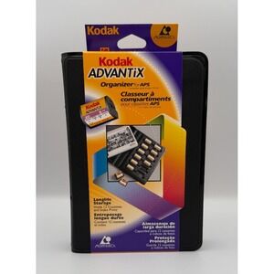 NOS! Kodak Advantix Organizer for APS Holds 12 Cassettes and Index Prints